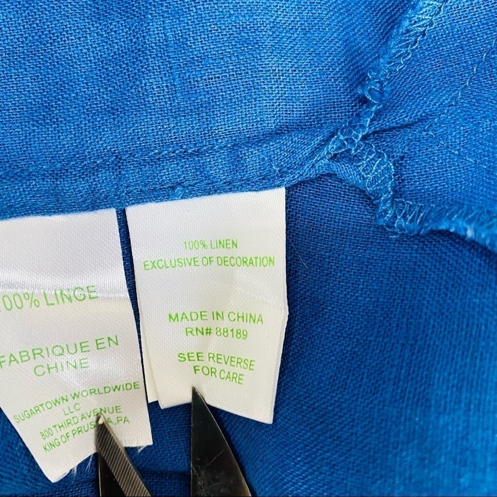 Lilly Pulitzer Amelia embroidery linen blouse - Picture 8 of 8